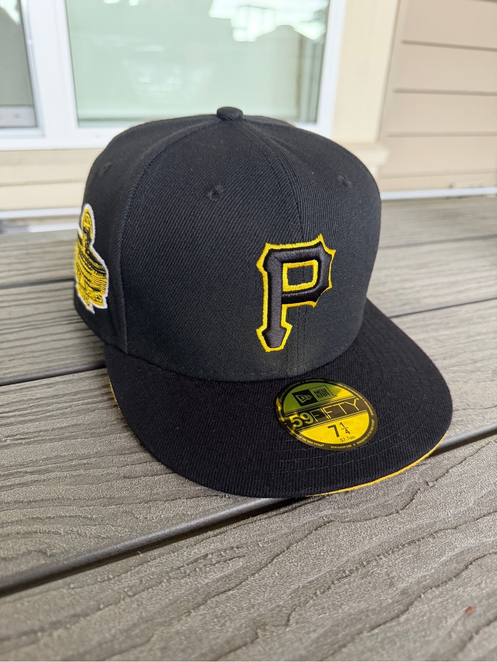 New Era Black and Yellow Pittsburgh 'P' 59FIFTY Fitted Cap
